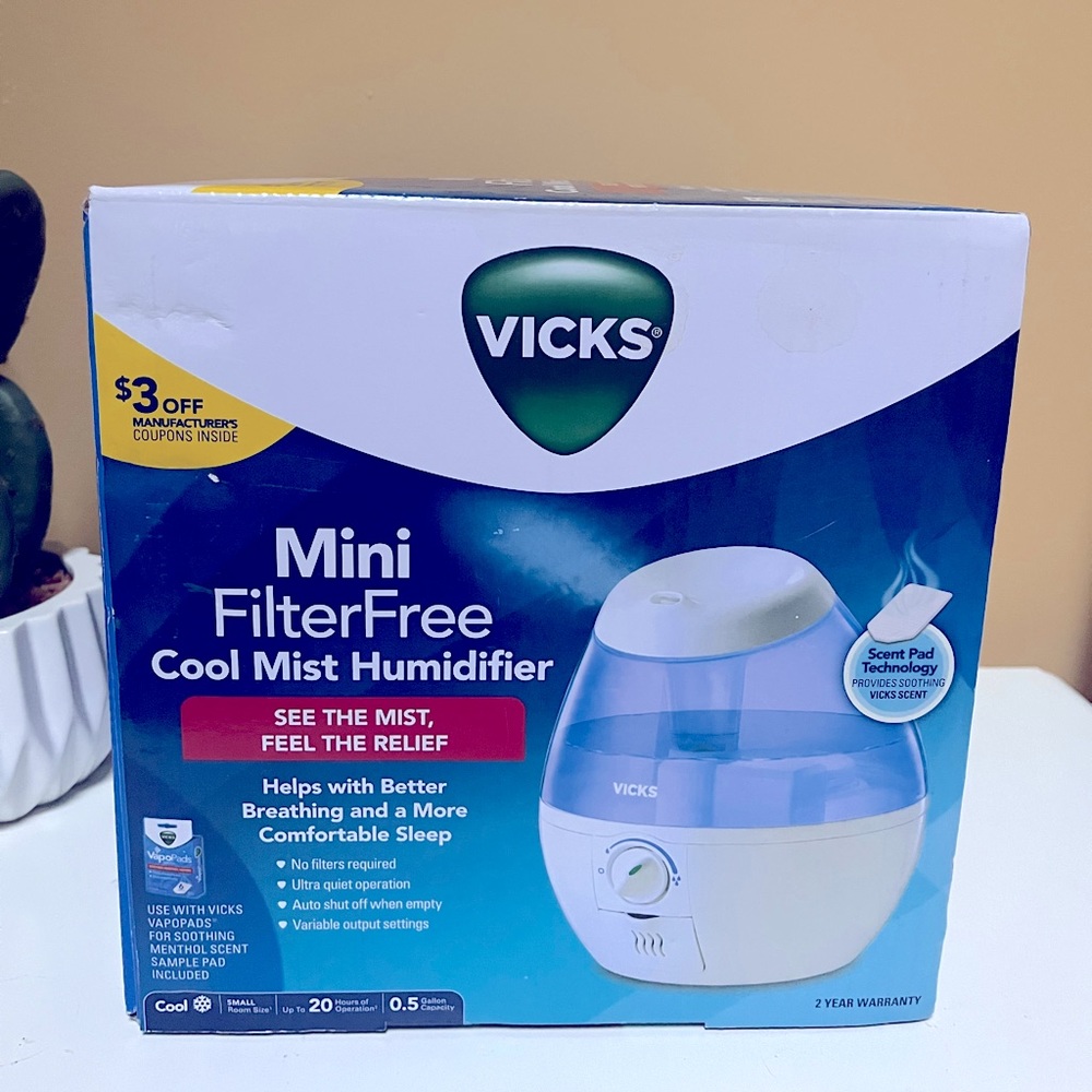 Vicks Cool Mist Humidifier 🩵💙